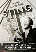 Sting - Symphonicity, Frankfurt 2010 | Konzertplakat | Poster