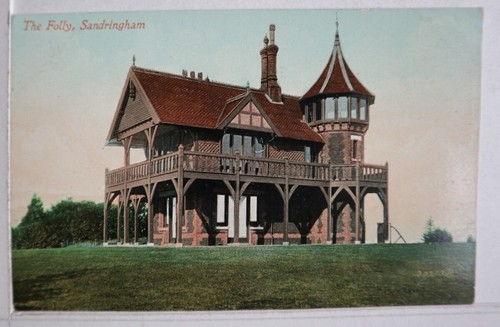 Alt Postkarte Sandringham Der Folly