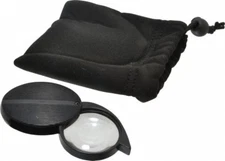 Bausch & Lomb 81-23-54 1.46" Diameter Glass Lens 4x Magnifier with Molded Case