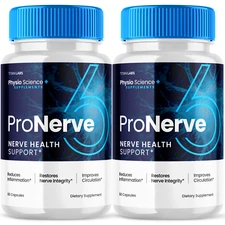 (2 Pack) Pro Nerve 6 Nootropic, ProNerve 6 Memory Brain Booster (120 Capsules)