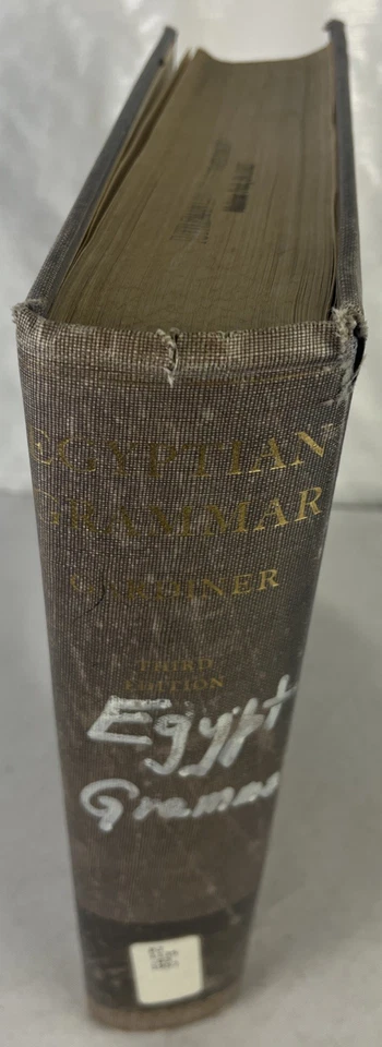 Egyptian Grammar: An Introduction to the Study of Hieroglyphs - Gardner HC 1957 - Image 2 of 4
