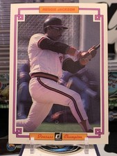 Reggie Jackson #9 1984 Donruss Grand Champion Oversized Baseball Angels  JH 11J