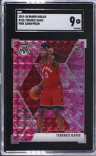 2019-20 Panini Mosaic Rookies Pink Camo Prizm Terence Davis #226 SGC 9 MINT n3t