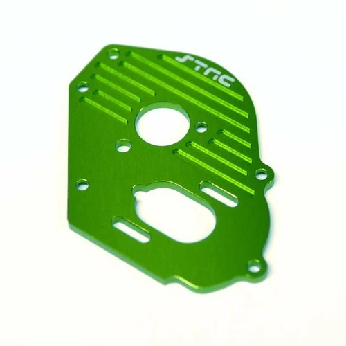 ST Racing Concepts ST9490G Aluminum Heat-sink Finned Motor Plate, Green, for
