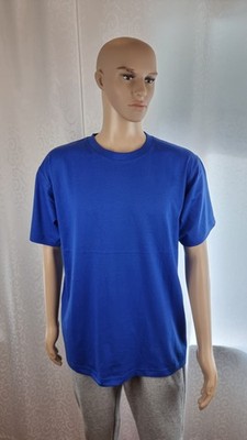 James & Nicholson Herren T-Shirt Größe XL Blau Baumwolle Neu Ungetragen 240621