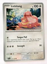 Pokemon Lickitung Card 124/162 Temporal Forces TCG