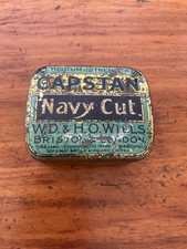vintage Wills medium Capstan Navy Cut tobacco tin