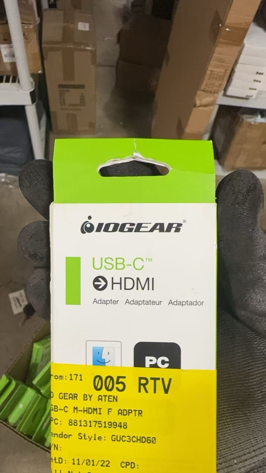 IOGEAR USB Type-C Male to HDMI Female Adapter - GUC3CHD60