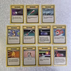 Pokemon TCG Base Set Trainer Card Lot of 11 Vintage WoTC Cards A2