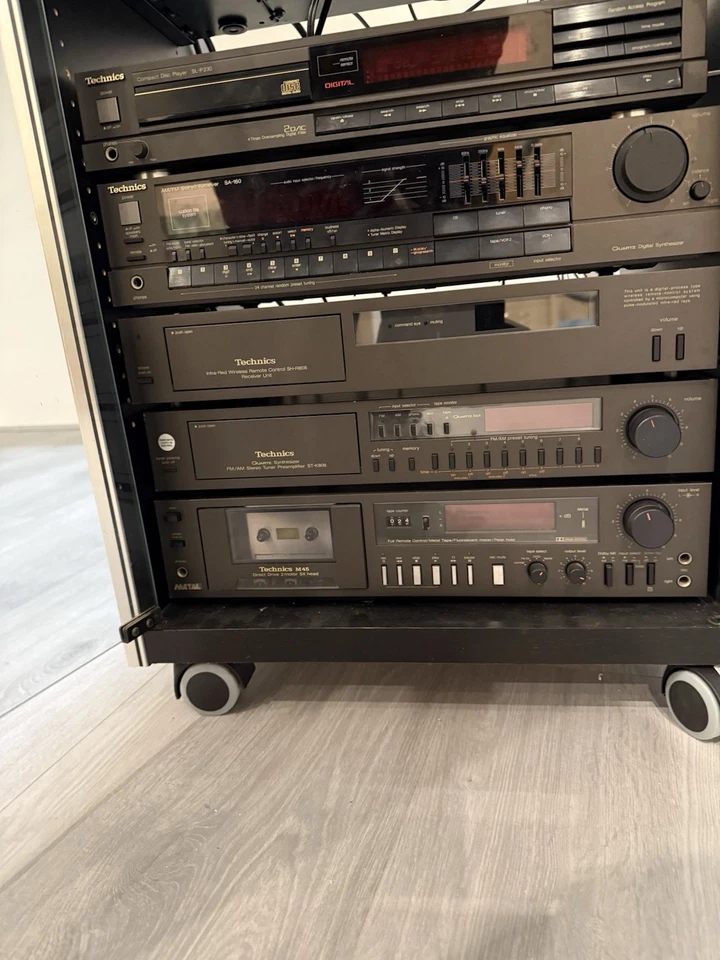 Stereoanlage Technics ST-K808 Stereoanlage Plattenspieler Kassettenspieler 80er - Bild 2 von 4