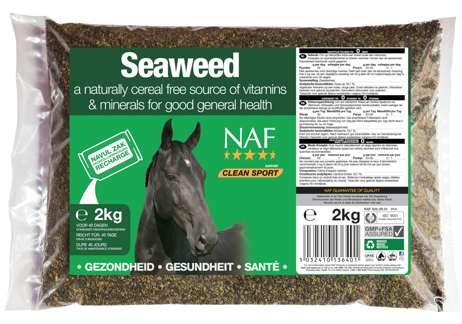 NAF Seaweed for Horses 2kg Refill