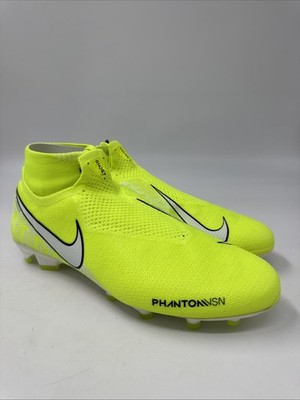 Nike Phantom Vision Elite DF FG Cleats Volt AO3262-718 Men s Size 5.5-13