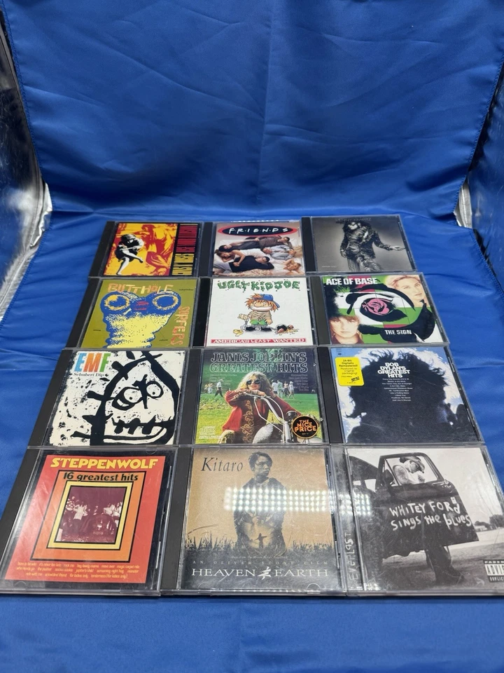 12 CD Lot Steppenwolf, Janis Joplin, Lenny Kravitz, Ugly Kid Joe, EMF and More Foto 2 de 4