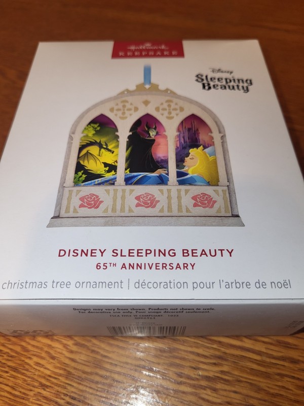 NEW. Hallmark Keepsake, Disney Sleeping Beauty, 65th Anniversary Ornament