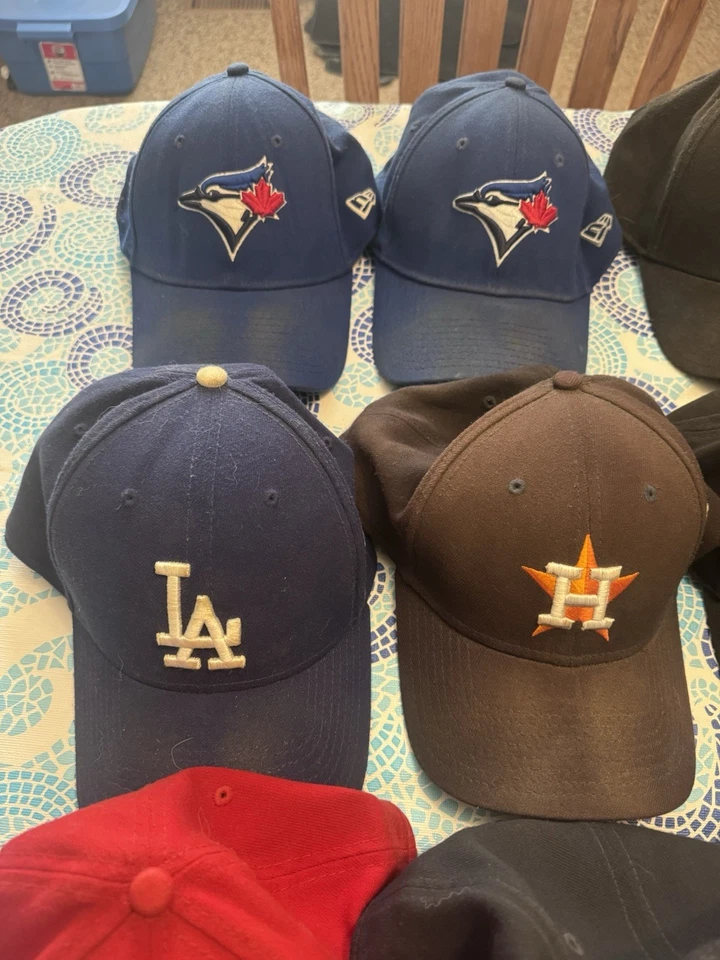 Lot Of 12 New Era/58Fifty/ Fitted Cap Baseball Teams hat size medium/large used - Image 2 of 4