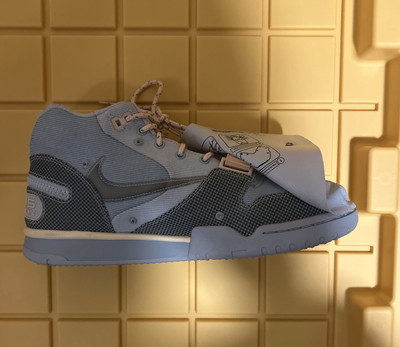 Nike Cactus Corporation Cactus Jack Light Gray Beige Green Mid Top Sneaker