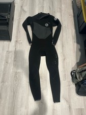 Rip Curl E6 Flash Bomb 4/3mm Full Suit Chest Zip Wetsuit Size MT Flaws READ