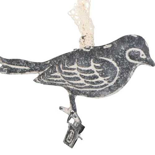 UTTERMOST 13885 BIRDS ON A BRANCH WALL DECOR SUSPENDED FROM NATURAL ELM BRANCH - Picture 2 of 3