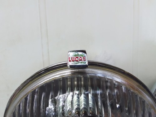 Lucas New Chrome Fog Lights Mini MG Rolls Royce Jaguar Austin - Picture 10 of 14