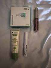 4 pc beauty bundle*OFRA, CHICA BEAUTY, BDB, AVEENO* New!