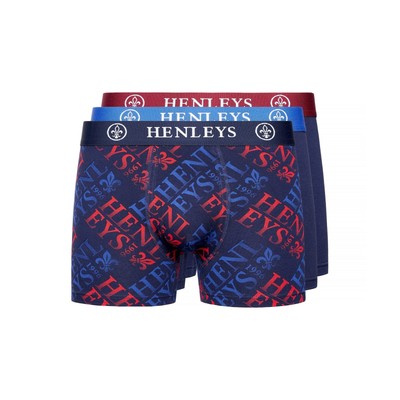 Henleys - ''Rutlers'' Boxershorts für Herren(3er-Pack) (BG1319)
