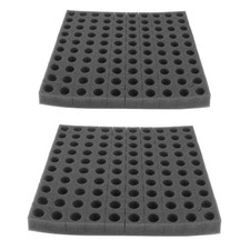 2 Sheets Soilless Hydroponic Sponge Vegetables Cultivation Sponge Tray (Black) 4.79 per sponge