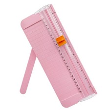 QYQRQF Paper Cutter, A4 Trimmer with Security Safeguard Side Pink