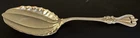 ANTIQUE TOWLE OLD COLONY STERLING FACETED & CRIMPED SILVER SERVING SPOON (1895)