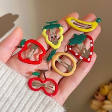 14Pcs Hair Clips Barrettes, Lovely Fruit 1 Count Pack of 14 , Colorful
