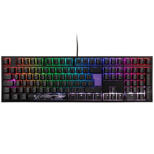Ducky ONE 2 Backlit PBT Gaming Tastatur, MX-Speed-Silver, RGB LE - Bild 2 von 3