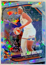 2025 Panini Prizm WNBA Kalani Brown #55 Cracked Ice Phoenix Mercury
