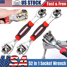 2X 52 in1 Universal Wrench Adjustable Tools Multi-Function Socket Tiger Spanners