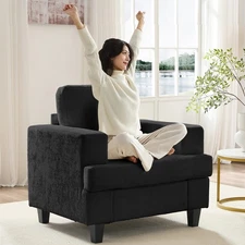 Zafly Corner Group Sofa Chenille Sectional Living Room Set sofa,Free Shipping