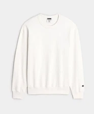 Todd Snyder x Champion Relaxed French Terry Crewneck in ALABASTER Medium $148