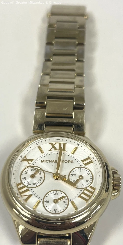 Michael Kors MK-6449 Chronograph Gold Tone Ladies Watch 79.6g - image 2 of 4