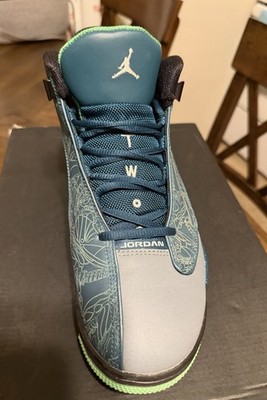 Jordan Air Jordan Dub Zero Teal/Gray/Green/Black Mid Top Men 311046-330