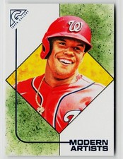 Juan Soto 2021 Topps Gallery #MA-3 Modern Artists Blue #/99 Washington Nationals