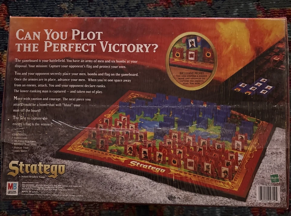 1999 Stratego Board Game by Milton Bradley / NEW SEALED - Image 2 of 2