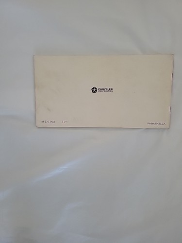 77 Dodge Aspen Charger Royal Monaco Owner's Operator's Manual USED 1977 - Picture 2 of 2