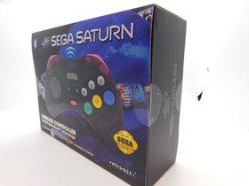 SEGA SATURN RETRO-BIT WIRELESS CONTROLLER (SLATE GRAY) EU/UK VER NEW/SEALED RARE