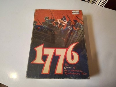 Vintage 1776 Board Game by Avalon Hill Bookshelf Game 1974 Complete
