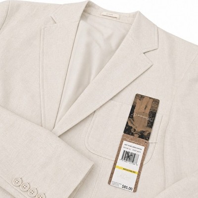 NWT The Havanera Co Linen Blend Mens 40 Blazer Beach Tropical Sport NEW