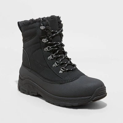 Everyday Lace-Up Boot Black