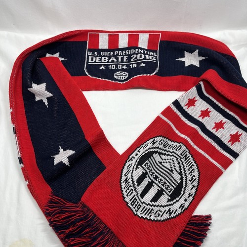 Sciarpa Longwood University 2016 US Vice Presidential Debate rara da collezione - Foto 2 di 11