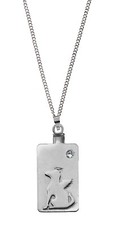 Necklace with pendant Dog Memorial Urn - 20019 B