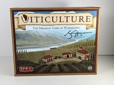 Stonemaier Boardgame Viticulture AUTOGRAPHED BY Jamey Stegmaier Complete