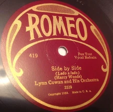 THE NIGHT HAWKS 78 RPM ROMEO 419 (EX) 1920's