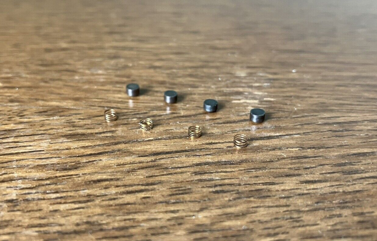 4 NMINT Aurora AFX Commutator Brushes w/Springs eBay