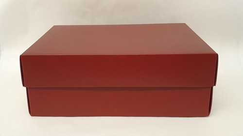 Block Colour Gift Box & Lid Square Rectangle Matte Laminate Gloss, Choose Colour - Picture 31 of 143