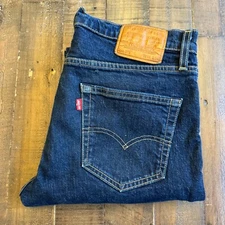 Levi's 511 Jeans Premium Slim Fit Denim Men's W33xL33 (Tag 34x34) Dark Classic